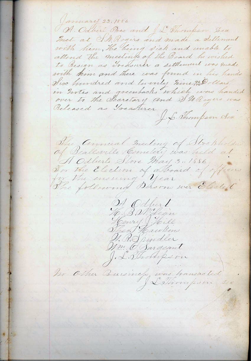 minute book